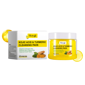 Hoygi Turmeric Cleansing And Exfoliating Pad Gently Cleanses And Brightens Skin Care Moisturizing Facial Skin Cleansing Pad