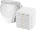 Pack of 24 Adult Diaper Briefs. Medium Size 32 – 44. Disposable Incontinent Briefs. Adult Incontinence Care for Men; Women. Unisex Sanitary Hygiene. L