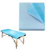 Disposable Stretcher Sheets 40 X 90. Pack of 50 Disposable Bed Sheets 40x90 Bed Covers Tissue/Poly Table Sheets for Hospitals, Salons, Spa Clubs