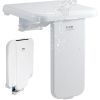 VEVOR Folding ABS Shower Seat, 15.7'' x 16.7'' Unfolded, Wall Mounted Fold Up Shower Bench with 440 lbs Load Capacity