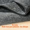 VEVOR Rug Pad Gripper 9' x 12' Protective Carpet Pad 0.47" Thick for All Floors