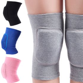 Sports Compression Knee Pads Elastic Knee Protector Thickened Sponge Knees Brace Support for Dancing Workout Training (Color: 1pc Black, size: XS)
